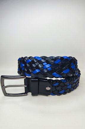 کمربند مشکی زنانه چرم خالص KASVA DERİ - کد 896926847
