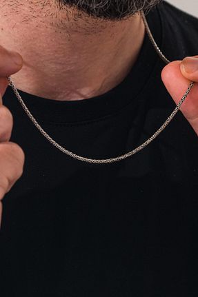 گردنبند نقره مردانه 925 عیار Tmt Silver - کد 896981023