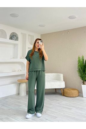 ست بالاتنه و پائین تنه رنگی زنانه رگولار İrka Moda - کد 896981874