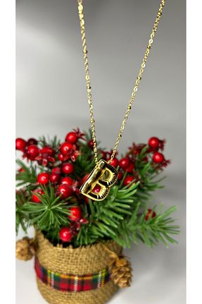گردنبند استیل ( فولاد ) زرد زنانه استیل (فولاد) Butik - کد 886367591