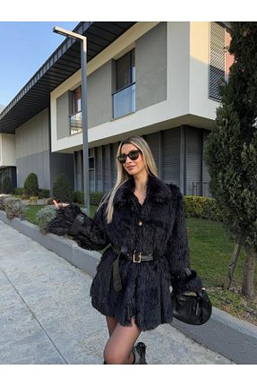 کاپشن مشکی زنانه رگولار Lady Pixie - کد 897844879