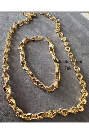 گردنبند استیل ( فولاد ) طلائی زنانه استیل (فولاد) XUPING JEWELRY - کد 896985180