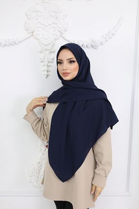 روسری مشکی کرپ ساتن ابریشم HAR-UM Ticaret - کد 897004679