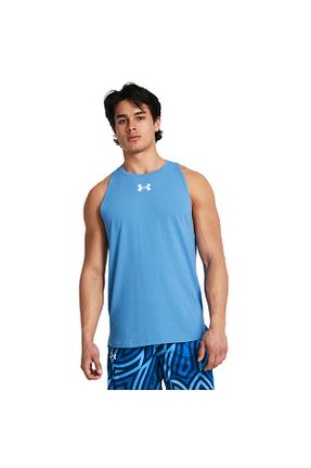 رکابی اسپرت آبی مردانه پنبه ای Under Armour - کد 797092542