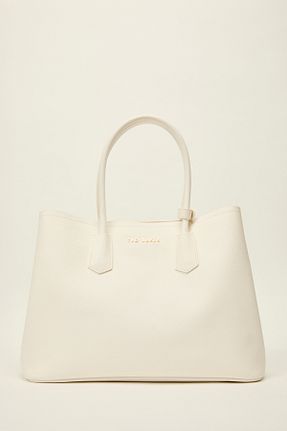 کیف دستی سفید زنانه ابعاد بزرگ Ted Baker - کد 896760842