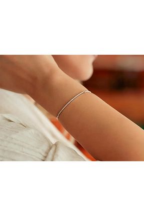 دستبند الماس سفید 0,51 - 0,75 Safir Kuyumculuk - کد 775590355