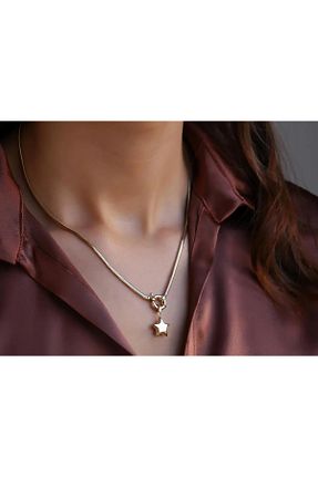 گردنبند طلا زرد زنانه 14 عیار Safir Kuyumculuk - کد 678354997
