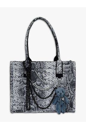 کیف دستی طوسی زنانه پارچه ای Butik - کد 894910510