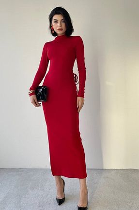 لباس قرمز زنانه بافتنی barış sülün lovebox - کد 894845965