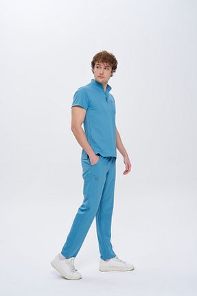 ست بالاتنه و پائین تنه آبی مردانه ویسکون DENİZ MEDİKAL GİYİM - کد 896492770