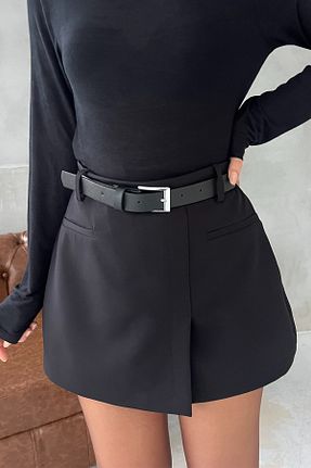 دامن مشکی زنانه لیکرا Seda Yalçın Atelier - کد 894809557