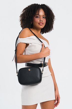 کیف پستچی مشکی زنانه چرم مصنوعی U.S. Polo Assn. - کد 894900618