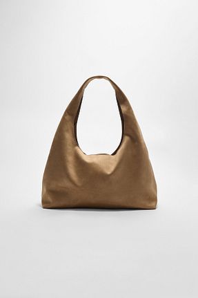 کیف دوشی بژ زنانه پلی استر Stradivarius - کد 894820837