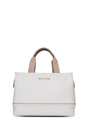 کیف دوشی سفید زنانه چرم مصنوعی Nautica - کد 894896113