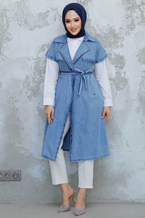 جلیقه حجاب بژ رگولار Neva Style - کد 894817378