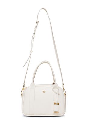 کیف پستچی سفید زنانه چرم مصنوعی U.S. Polo Assn. - کد 894893629