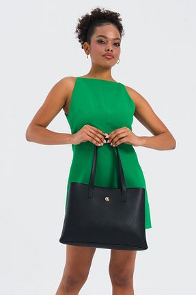 کیف دوشی مشکی زنانه چرم مصنوعی U.S. Polo Assn. - کد 898079722