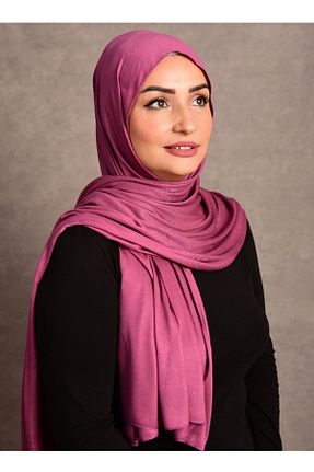 شال بنفش زنانه ویسکون Şalcenneti.com - کد 894895856