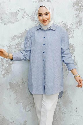 پیراهن حجاب بژ زنانه رگولار Neva Style - کد 894828325