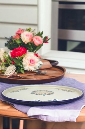 سینی بژ مینا İnci Emaye - کد 894833291