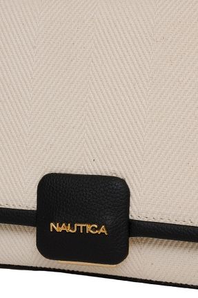 کیف دوشی مشکی زنانه چرم مصنوعی Nautica - کد 894902580