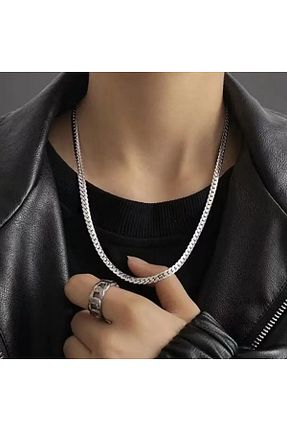 گردنبند استیل ( فولاد ) متالیک مردانه استیل (فولاد) Bay hediye - کد 894864316