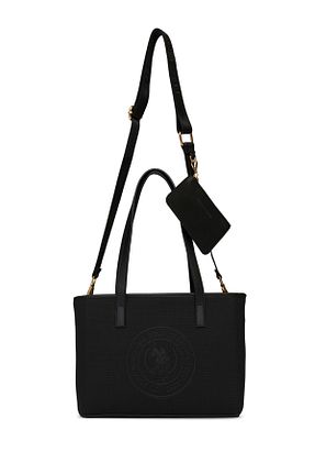 کیف دوشی مشکی زنانه چرم مصنوعی U.S. Polo Assn. - کد 894896531
