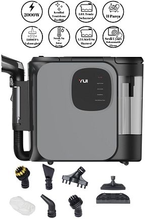 ماشین قالیشویی مشکی Yui - کد 894903135