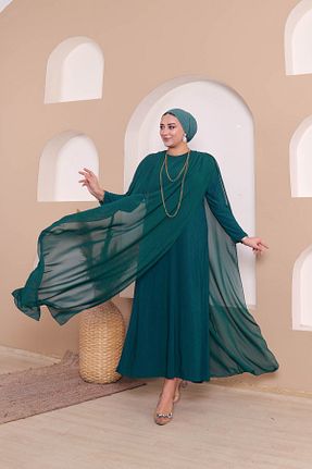 لباس حجاب سبز زنانه سایز بزرگ modamira - کد 813453126
