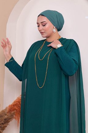 لباس حجاب سبز زنانه سایز بزرگ modamira - کد 813453126