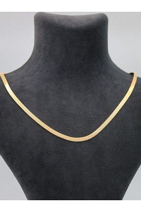 گردنبند استیل ( فولاد ) زرد زنانه استیل (فولاد) shop - کد 894993643