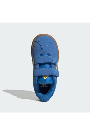 کفش اسنیکر آبی بچه گانه چسبی adidas - کد 896530938