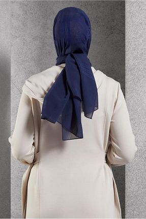 شال سرمه ای زنانه پلی استر Alvina - کد 895044084