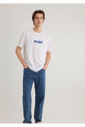 تیشرت صورتی مردانه یقه دوچرخه Mavi - کد 895043391