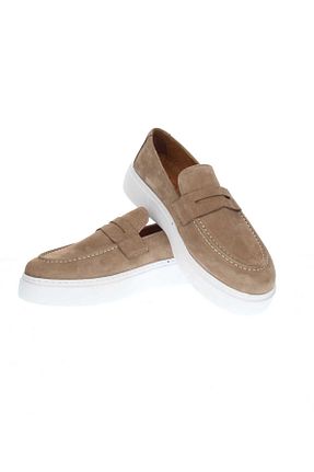 کفش کژوال بژ مردانه نبوک GROZ STORE - کد 895058894