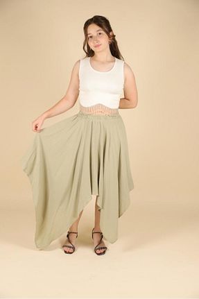 دامن سبز بچه گانه ساده Ugly Duck - کد 896547595