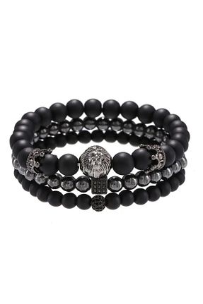 دستبند استیل (فولاد) مشکی مردانه استیل (فولاد) Jorg Zenn - کد 895100779