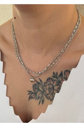 گردنبند جواهر زنانه برنجی takıtarzım - کد 895131061