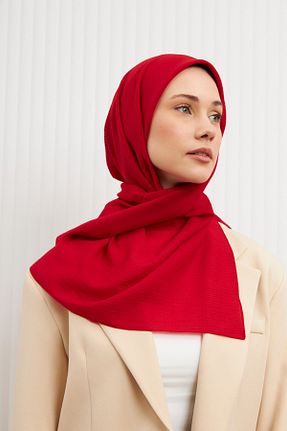 شال صورتی زنانه پنبه پلی استر MİRSOY SCARF - کد 895134373