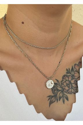 گردنبند جواهر زنانه برنجی takıtarzım - کد 895131072