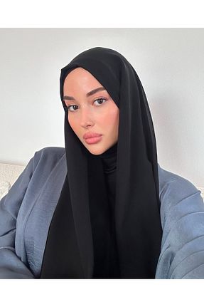 شال مشکی زنانه پنبه ای Sedef - کد 895145339
