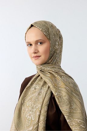 شال سبز زنانه پنبه پلی استر MİRSOY SCARF - کد 895149005