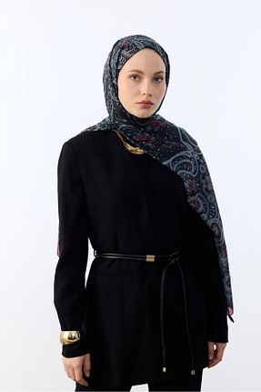 شال زرشکی مردانه پنبه پلی استر MİRSOY SCARF - کد 895143184