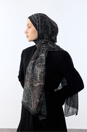 شال قهوه ای مردانه پنبه پلی استر MİRSOY SCARF - کد 895143058