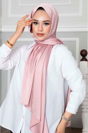 شال صورتی زنانه پنبه ای Sedef - کد 895151129