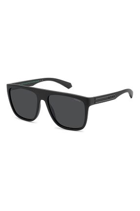 عینک آفتابی طوسی مردانه 56 Polaroid - کد 895196016