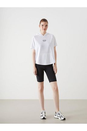 تیشرت سفید زنانه رگولار LC Waikiki - کد 896562439