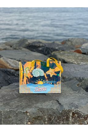 کیف ساحلی رنگی Beach Time - کد 896564026