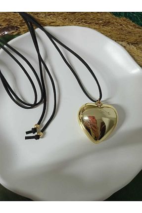 گردنبند جواهر زرد زنانه mos&more - کد 895190226