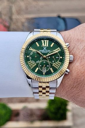 ساعت مچی طلائی مردانه 42 میلی متر Daniel Klein - کد 895219477